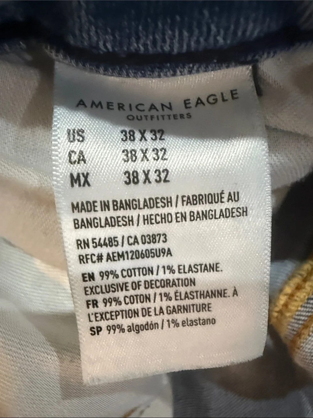 American Eagle Outfitters Light Wash Men’s Slim Straight Jeans